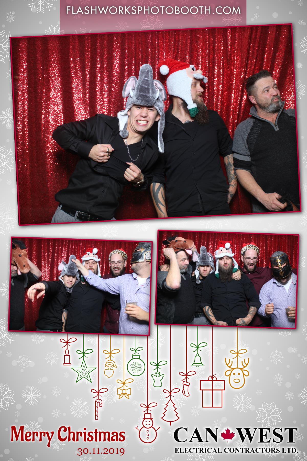 Can West Christmas Party | View more photos from the event at gallery.flashworksphotobooth.com/u/FlashworksPhotoboothInc/Can-West-Christmas-Party